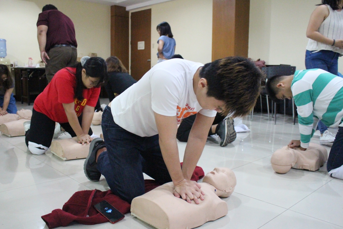 Service takes heart, first aid takes skill National Service Training Program Diliman